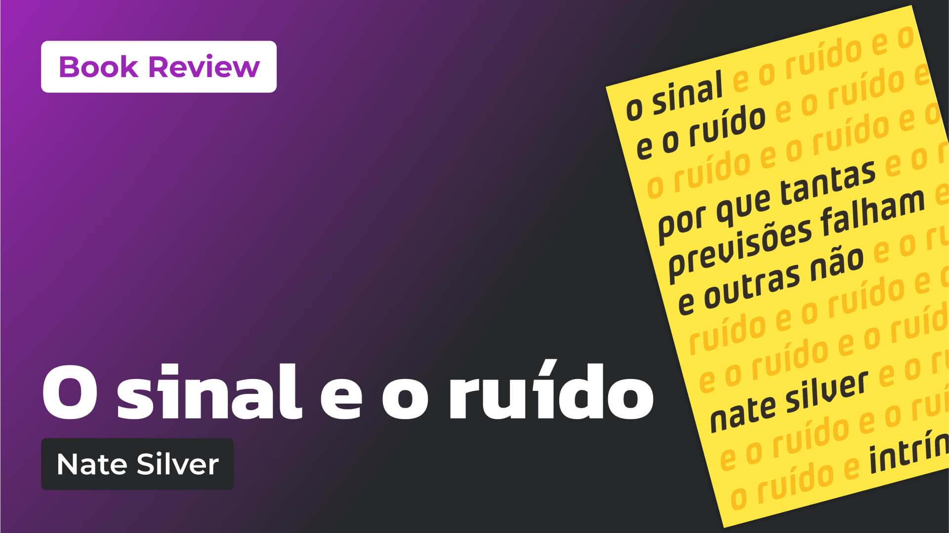 O sinal e o ruído